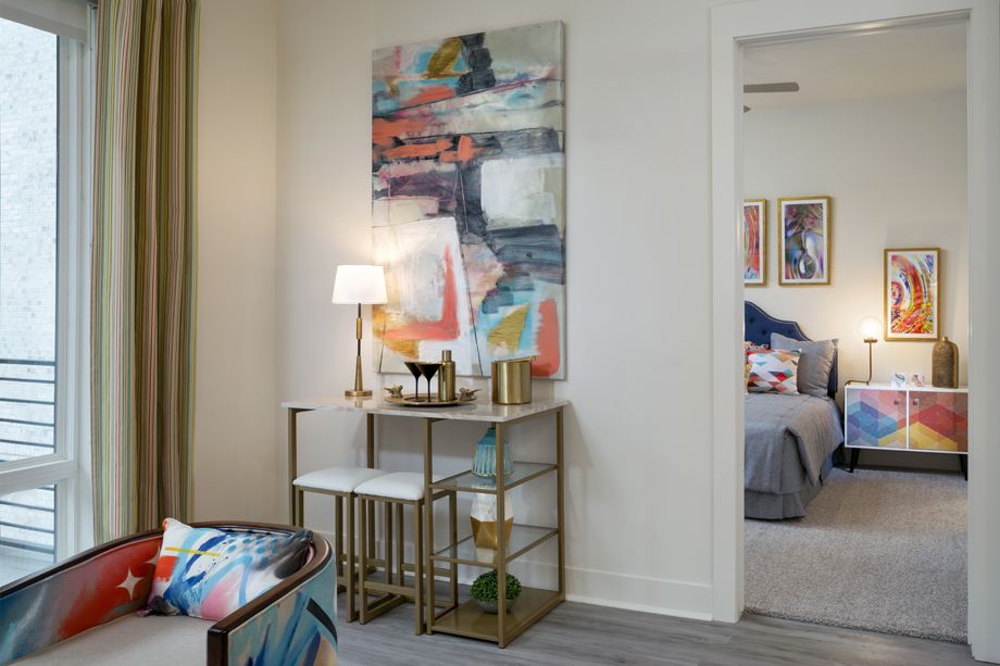 Camden RiNo apartments in Denver, Colorado live work spacious bedroom
