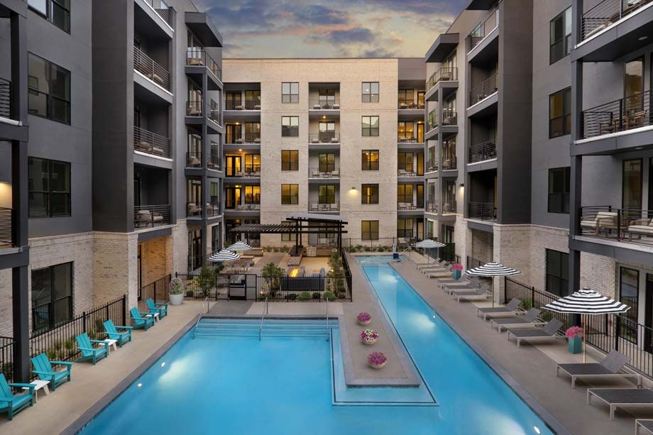 Camden RiNo apartments in Denver, Colorado live work year round pool