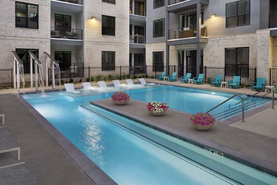 Camden RiNo apartments in Denver, Colorado live work heated pool