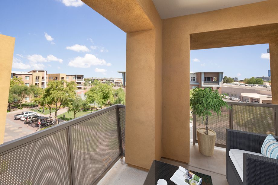 Penthouse Balcony at Camden Sotelo Apartments in Tempe, Arizona