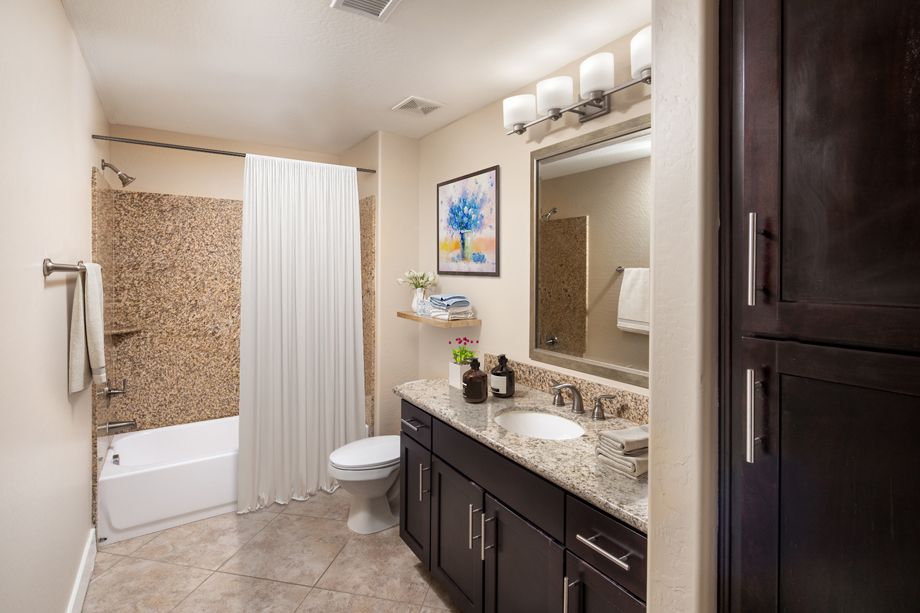 Penthouse Bathroom at Camden Sotelo Apartments in Tempe, Arizona