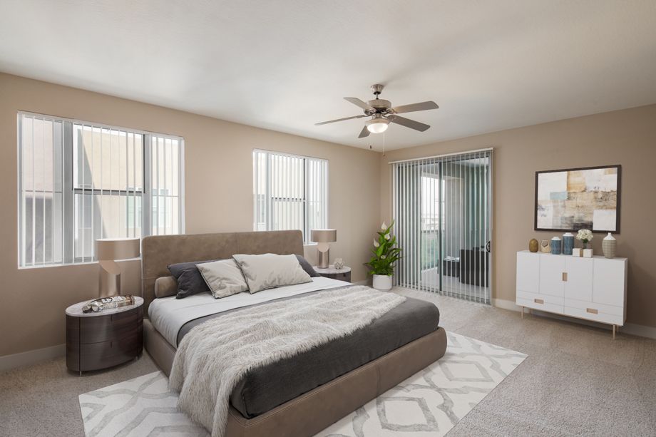 Penthouse Bedroom at Camden Sotelo Apartments in Tempe, Arizona