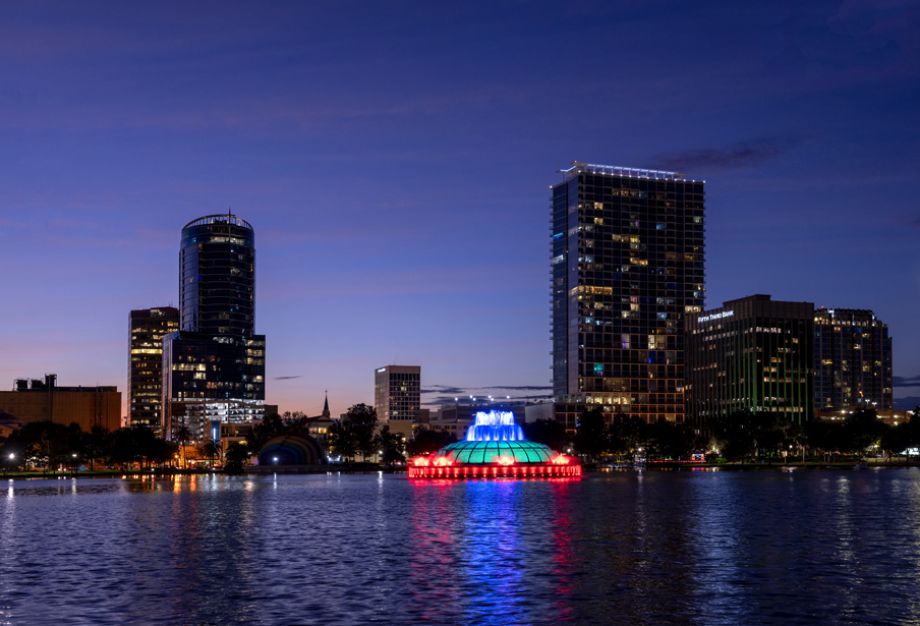 Nearby Lake Eola at Camden Thornton Park apartments in Orlando, FL