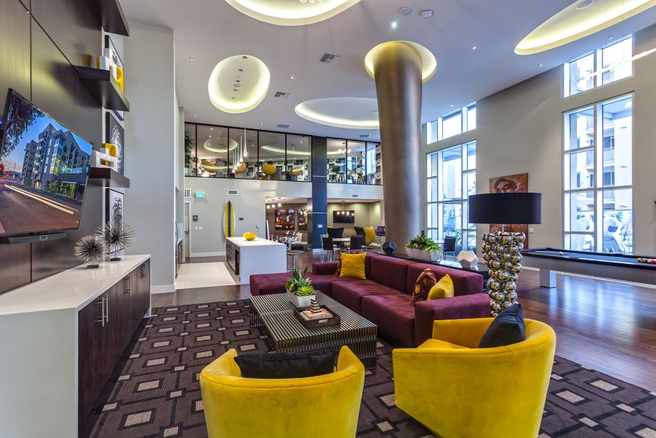 Resident Lounge at Camden Glendale apartments in Glendale, CA