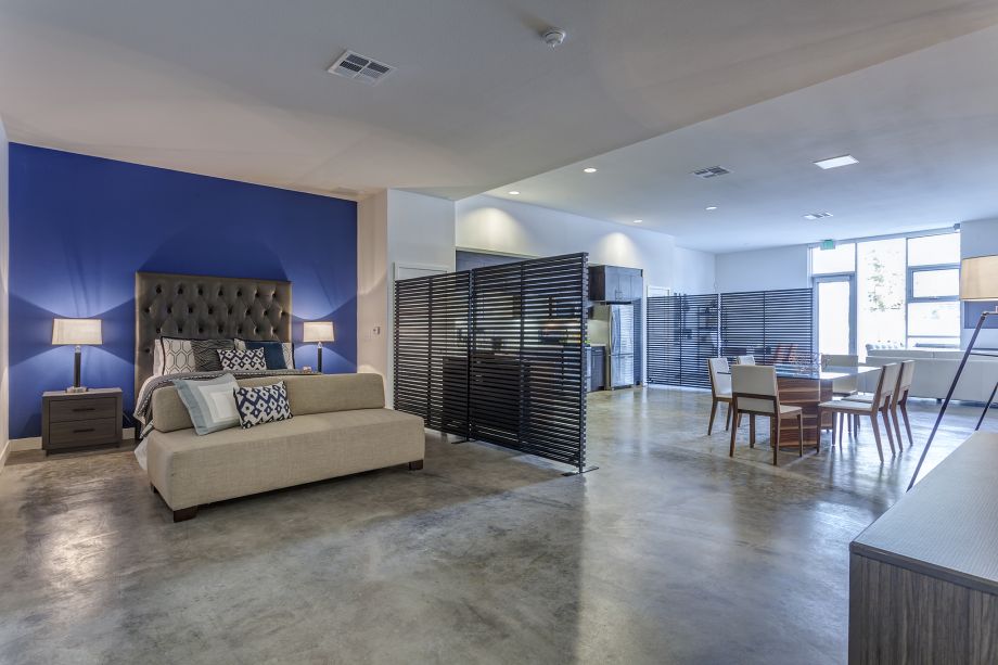 Live/Work Bedroom at Camden Glendale apartments in Glendale, CA