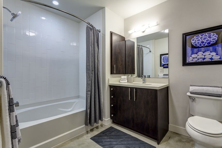 Live/Work Bedroom Seating Area at Camden Glendale apartments in Glendale, CA