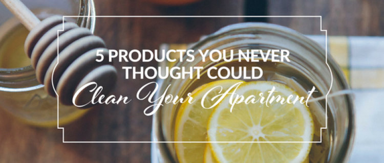 Read these tips for unconventional ways to clean your apartment 5 Products You Never Thought Could Clean Your Apartment