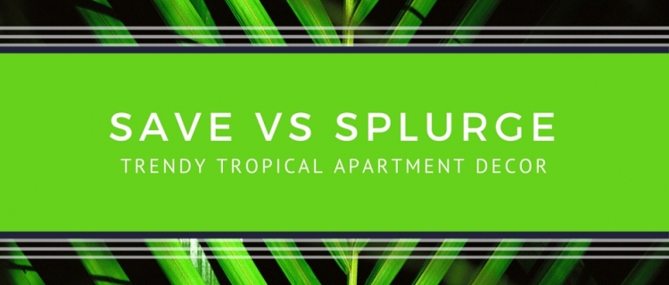 Save vs Splurge: Trendy Tropical Decor Ideas Save vs Splurge: Trendy Tropical Decor Ideas