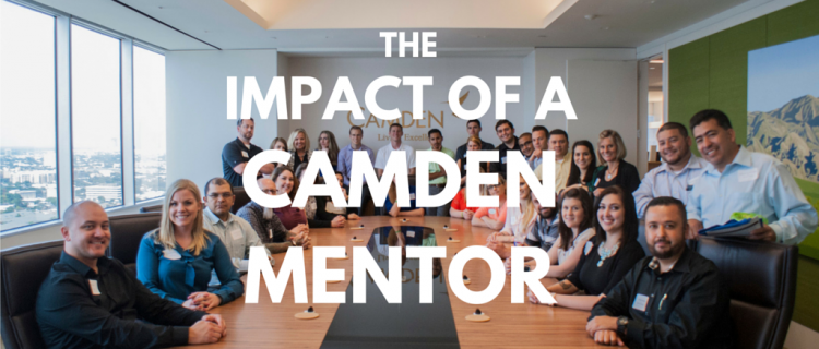 The Impact of a Camden Mentor 2016 Mentors The Impact of a Camden Mentor in Innova Conference Room