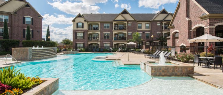 Resort-Style Swimming Pool at Camden Cypress Creek Apartments in Houston Texas Resort-Style Swimming Pool at Camden Cypress Creek Apartments in Houston Texas