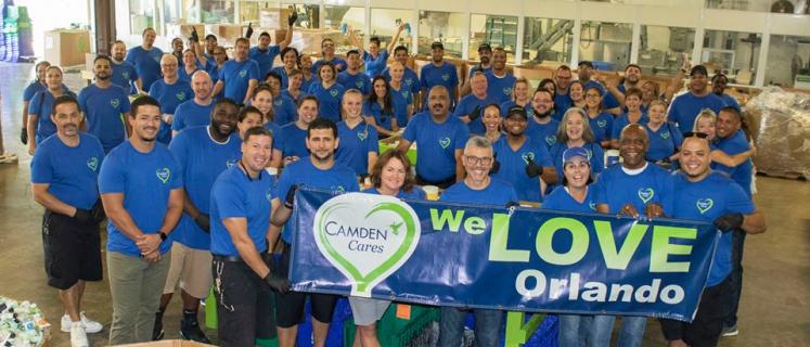 Camden Helps Clean the World Foundation in Orlando, FL