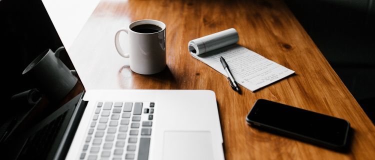 Computer and desk