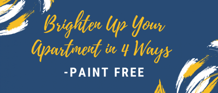 Brighten Up Your Apartment in 4 Ways-Paint Free Brighten Up Your Apartment in 4 Ways-Paint Free