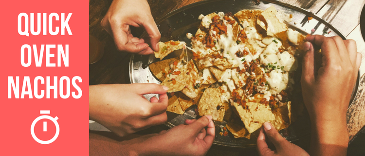 Plate of delicious nachos Header image with a plate of nachos