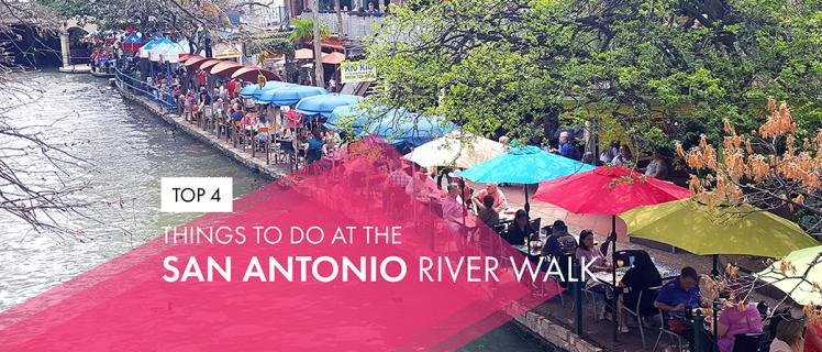 Restaurants off the San Antonio River Walk. Top 4 things to do at the San Antonio River Walk in Texas.